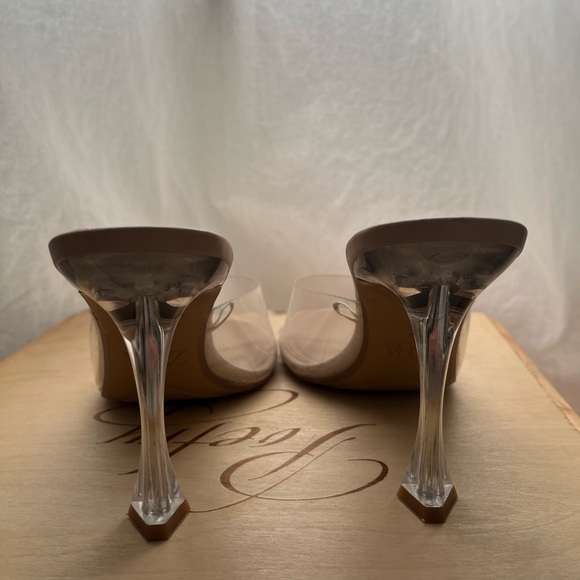 Zara Clear PVC Heeled Sandals - Picture 5 of 6
